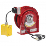 L 4525 123 7BC - 12/3 25' Premium Duty Duplex Outlet Box Power Cord Reel